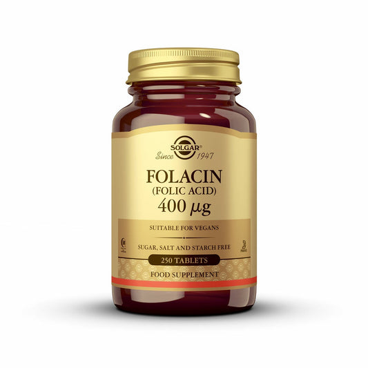 Solgar Folic Acid 400mcg, 250 Count