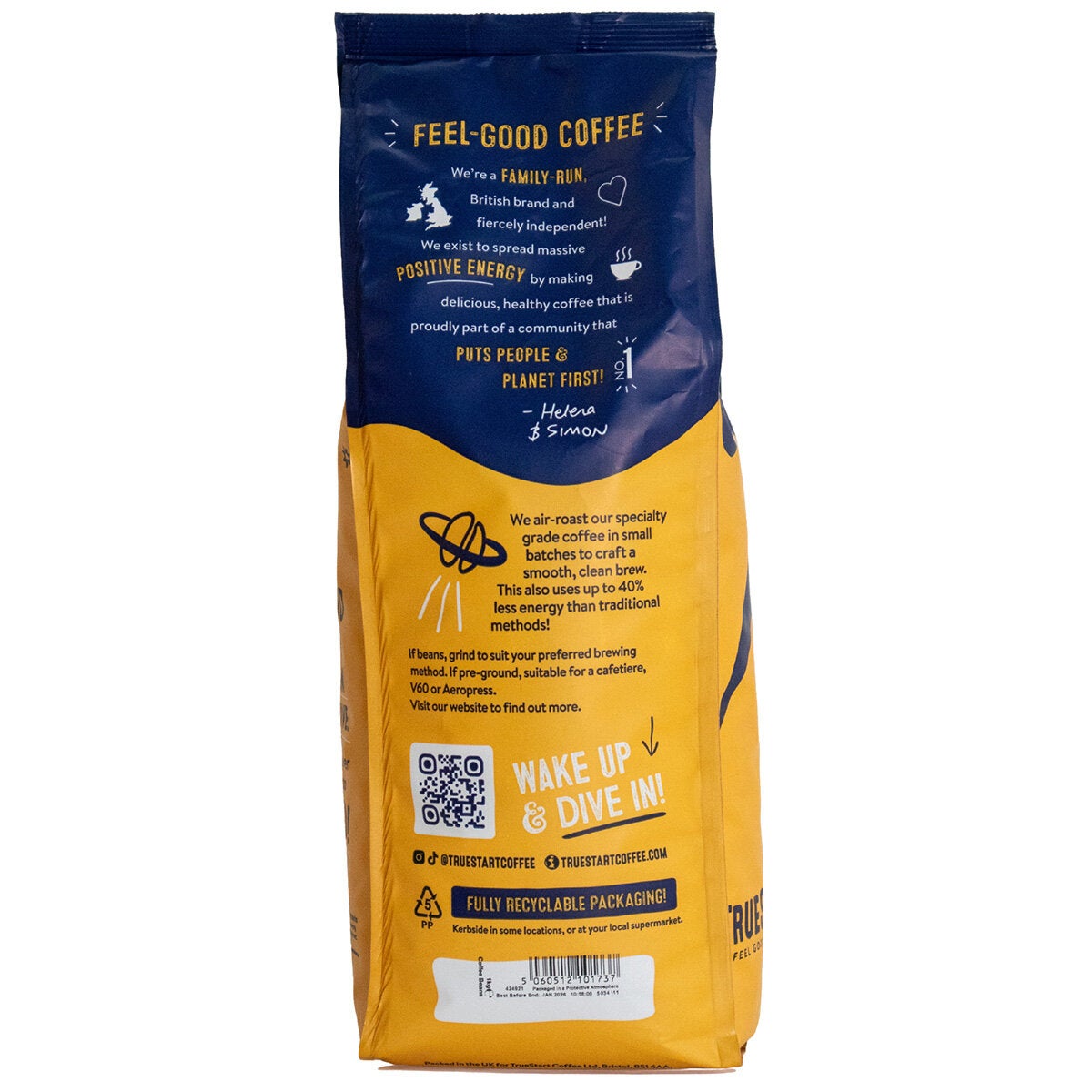 TrueStart Signature Roast Coffee Beans, 1kg