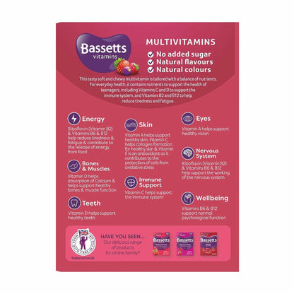 Bassetts Summer Berries Multivitamin 12-18 Years, 5 x 30 Count