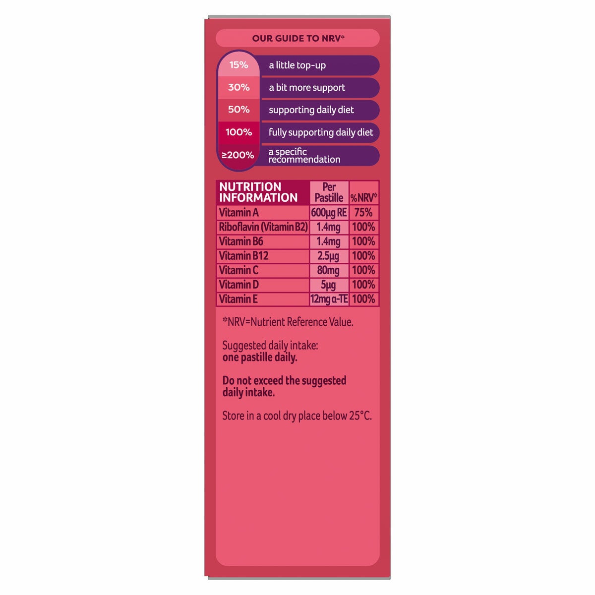 Bassetts Summer Berries Multivitamin 12-18 Years, 5 x 30 Count