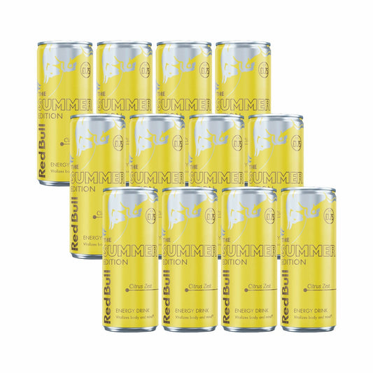 Red Bull Summer Citrus Zest PMP £1.75, 12 x 250ml