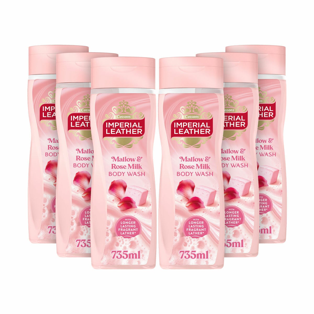Imperial Leather Shower Gel in 2 Options, 6 x 735ml