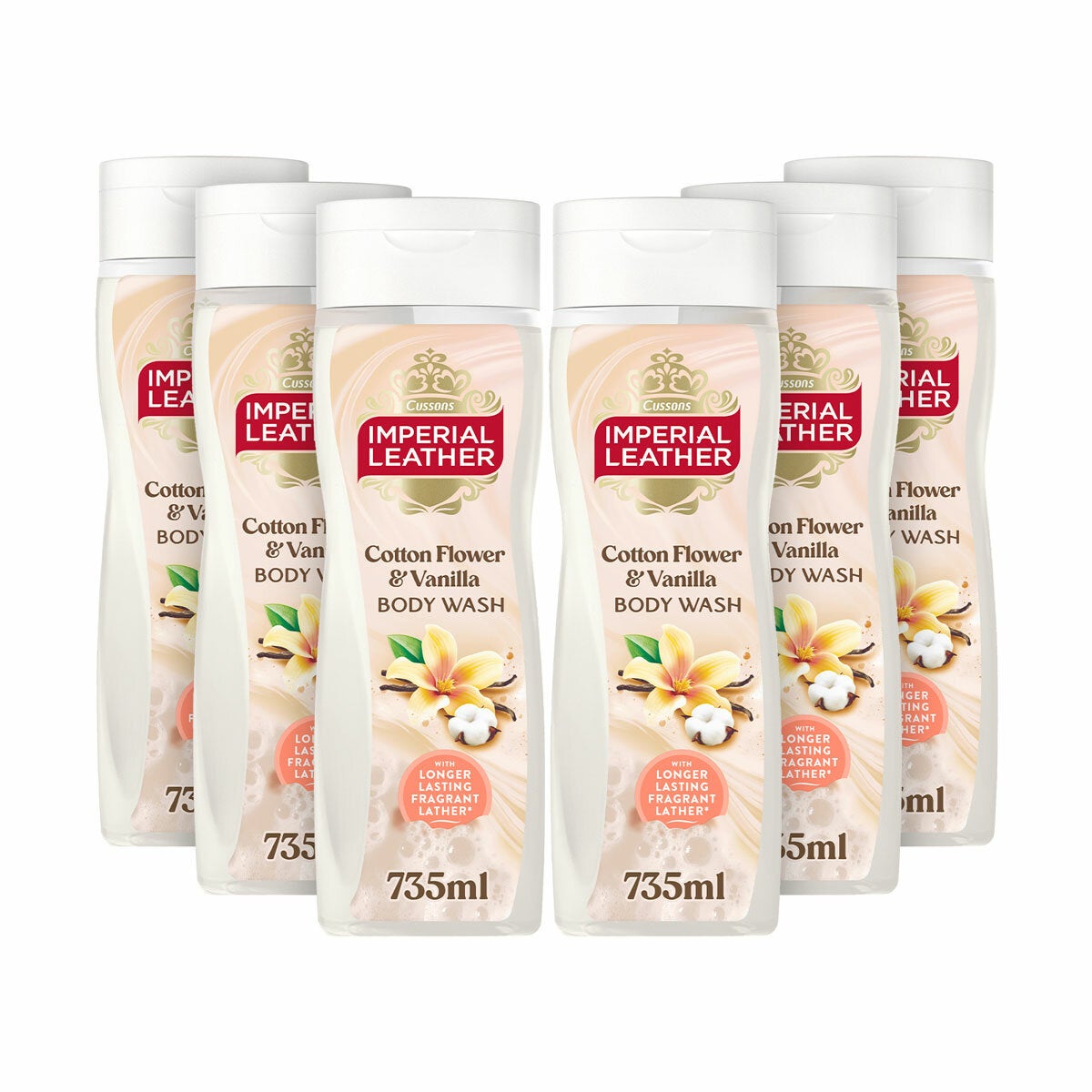Imperial Leather Shower Gel in 2 Options, 6 x 735ml