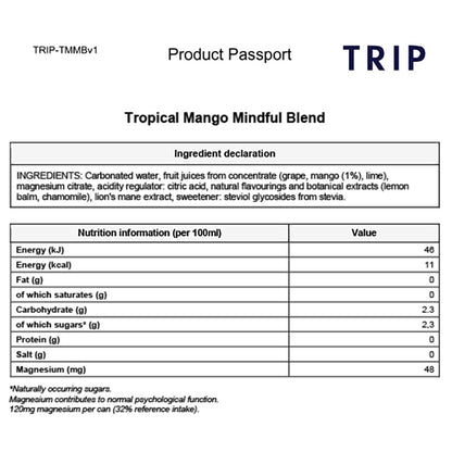 Trip Mindful Blends Mixed Pack, 12 x 250ml