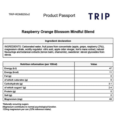 Trip Mindful Blends Mixed Pack, 12 x 250ml