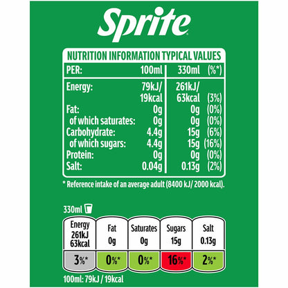 Fanta, Dr Pepper, Sprite Variety Pack, 30 x 330ml