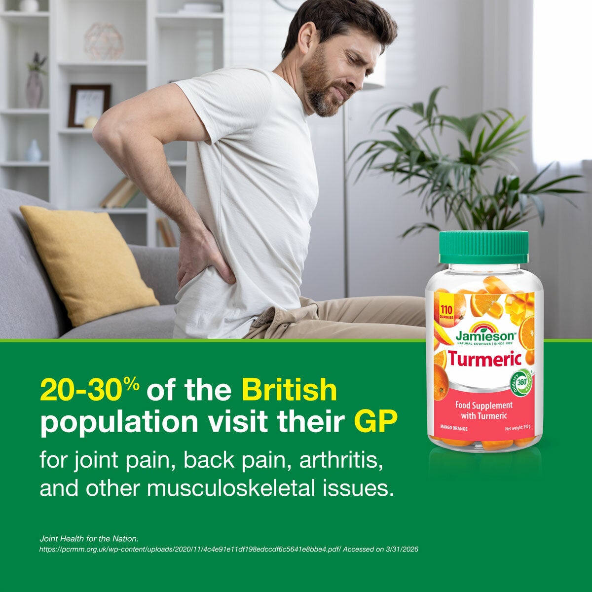 Jamieson Turmeric Gummies, 110 Count