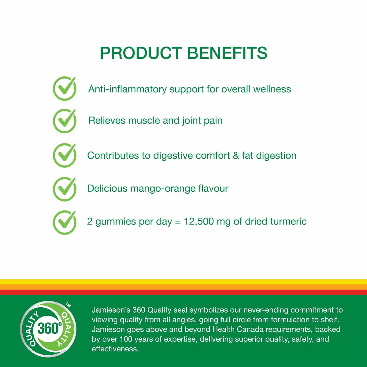 Jamieson Turmeric Gummies, 110 Count