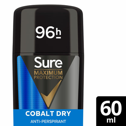 Sure Mens Maximum Protection Anti Perspirant, 3 x 60ml