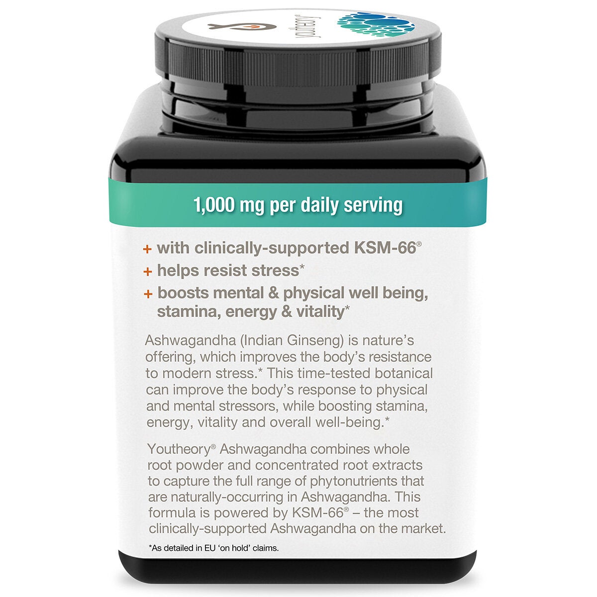 Youtheory Ashwagandha, 150 Count