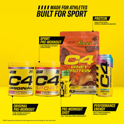 Cellucor C4 Whey Protein Powder, Low Sugar, Post-Workout Recovery