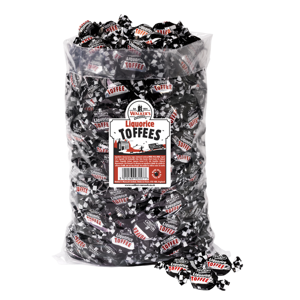 Walker's Nonsuch Liquorice Toffees 2.5kg