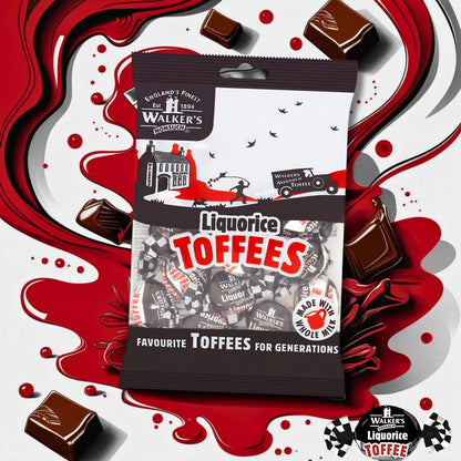 Walkers 12 X Liquorice Toffees (150g)