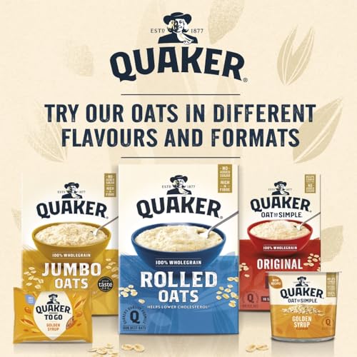 Quaker Oat So Simple Golden Syrup Porridge Sachets