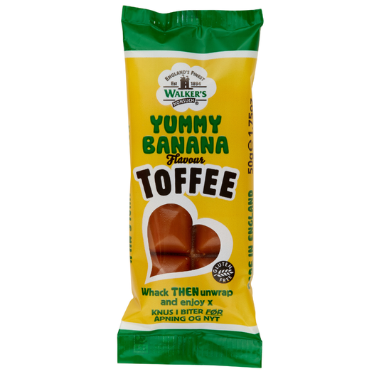 Walker's Nonsuch Yummy Banana Toffee Bars 50g