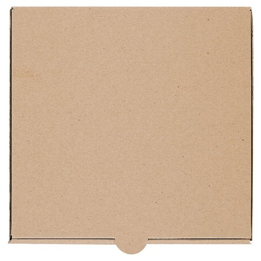 JR Foods & Packaging Services 7" Pizza Box Plain Brown 100pcs