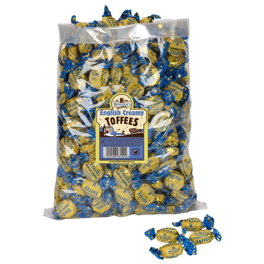 Walker's Nonsuch English Creamy Toffees 2.5kg