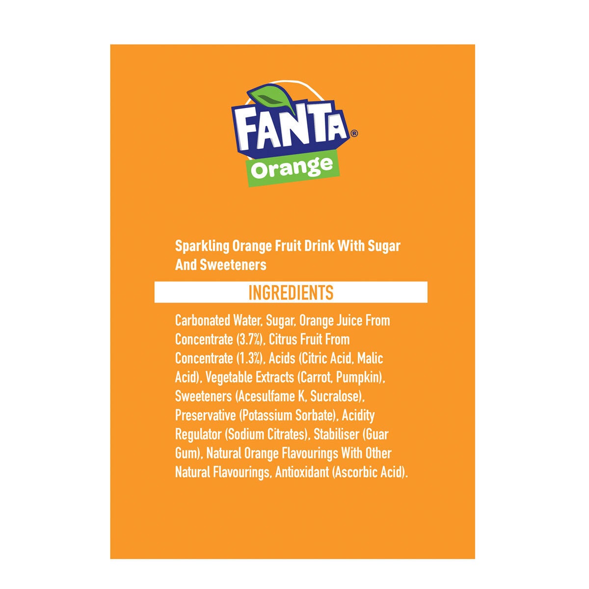 Fanta Orange, 24 x 330ml
