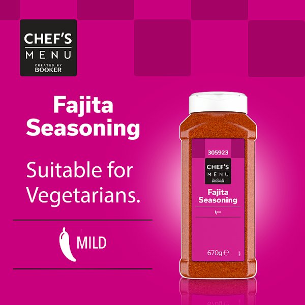 Chef's Menu Fajita Seasoning 670g