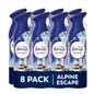 Febreze Air Freshener Spray Alpine Escape 8x185ML, 2in1 Fight Odours and Freshens