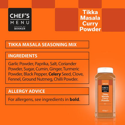 Chef's Menu Tikka Masala Curry Powder 650g
