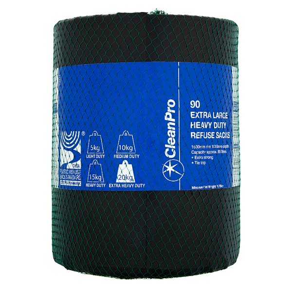 CleanPro 90 Extra Large Heavy Duty Refuse Sacks