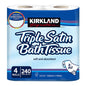 Kirkland Signature Triple Toilet Tissue 4 Rolls