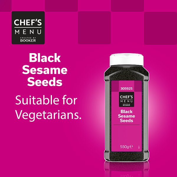 Chef's Menu Black Sesame Seeds 550g